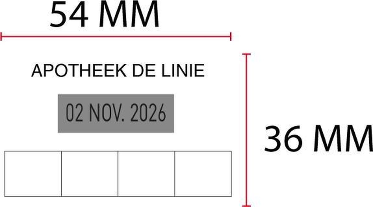 Stempelplaatje Posta MM D65