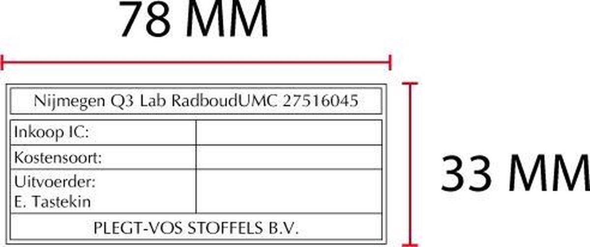 Stempelplaatje Posta MM70