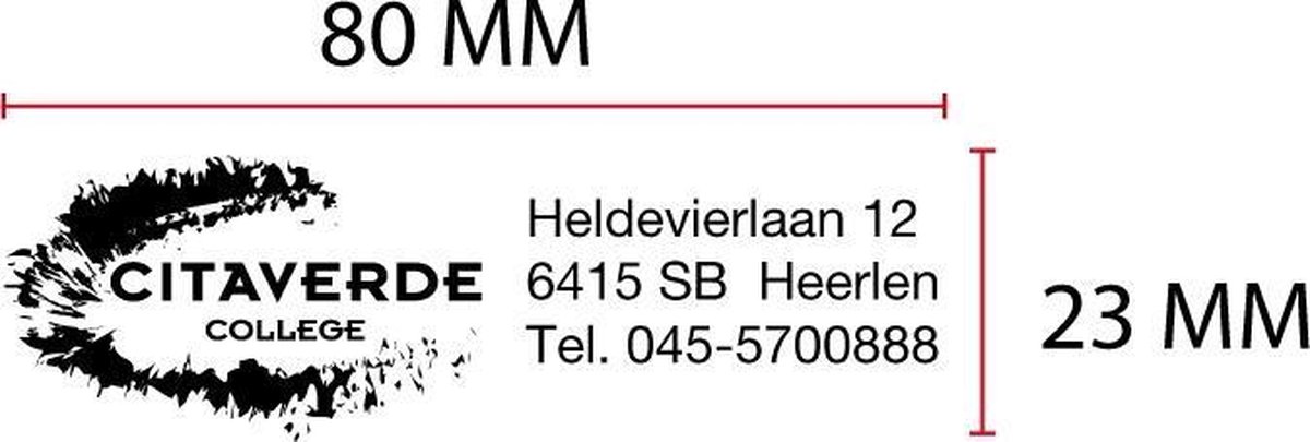 Stempelplaatje Posta P45