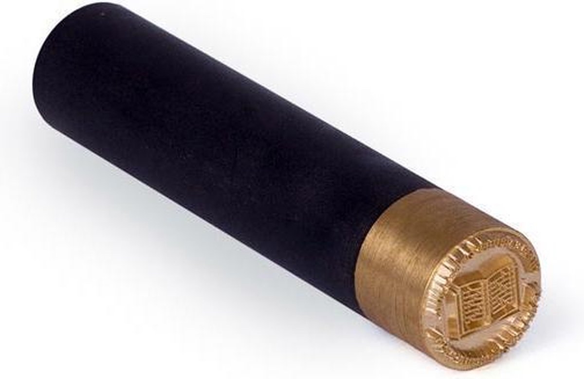 Leerstempel, rond 25mm