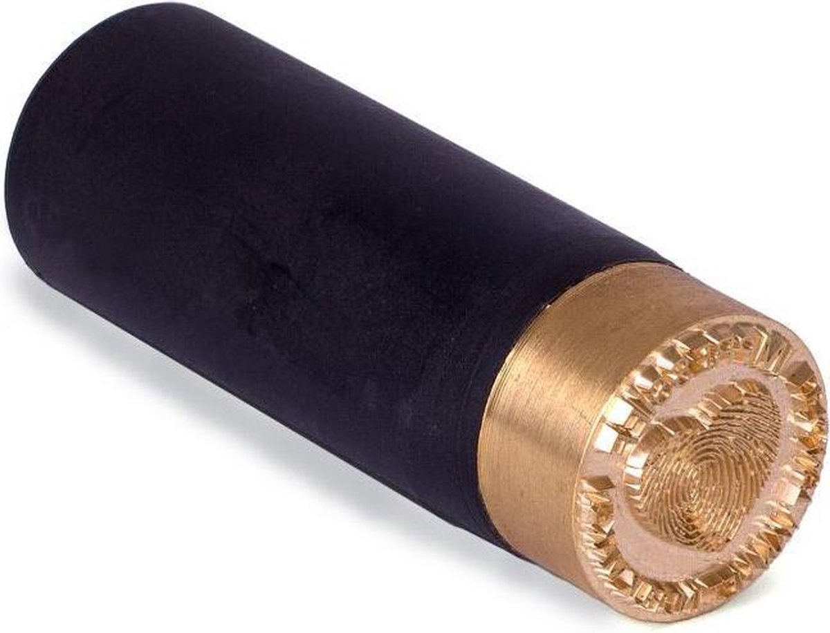 Leerstempel, rond 40mm