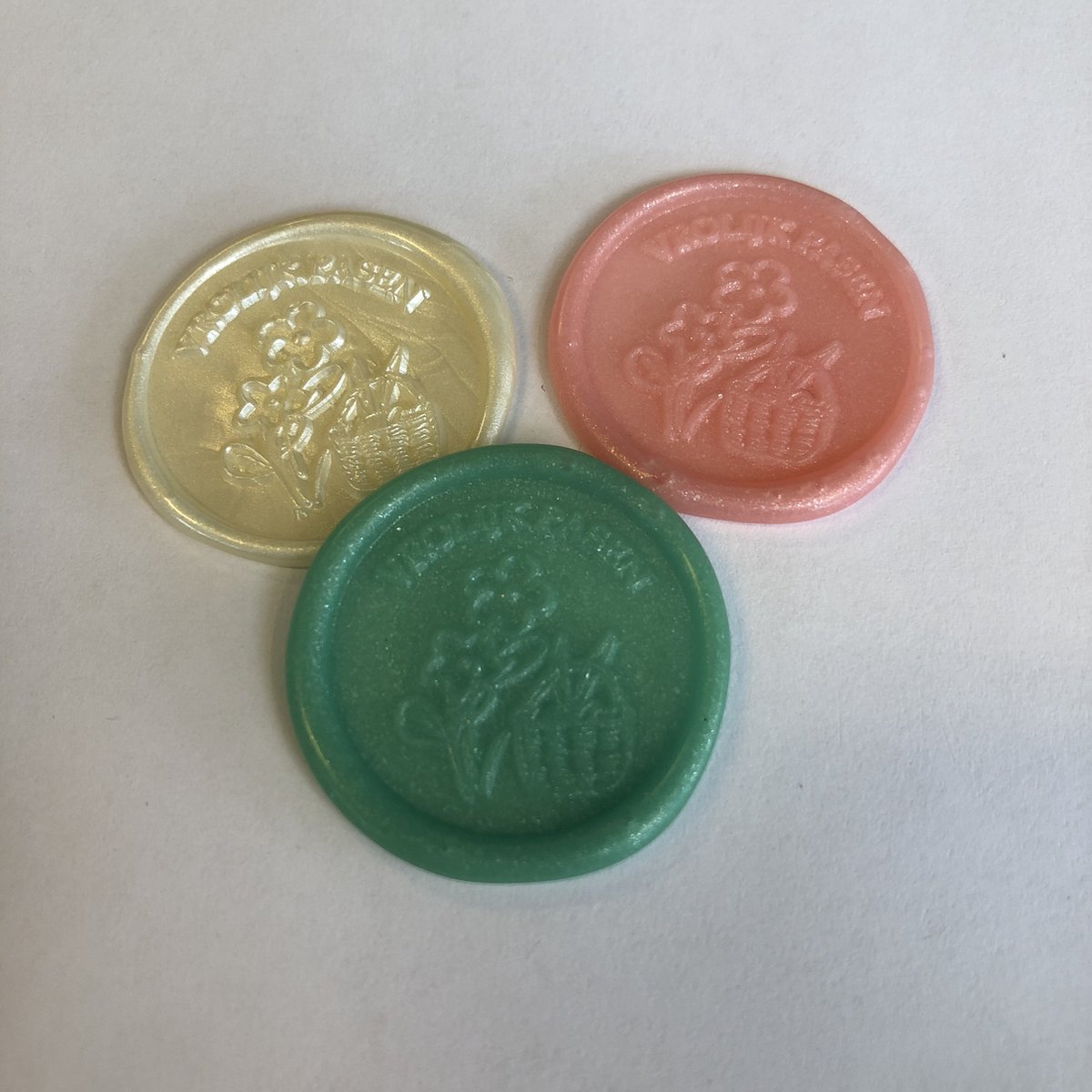 lakzegels, Vrolijk Pasen 2, Ø25 mm