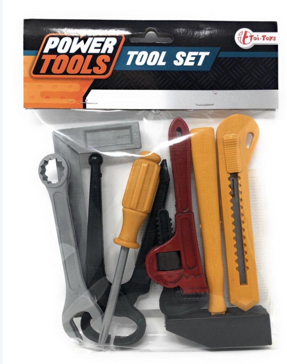 Speelgoed Gereedschap Set - Jongens Set - Speelgoed - Rollenspel - Kinderen - Jong & Oud - 7 Delige Set - Hoge Kwaliteit - Gereedschap Speelgoed - Cadeau - Kinderfeestje - Luxe Set - Jongens & Meisjes - Peuters & Kleuters