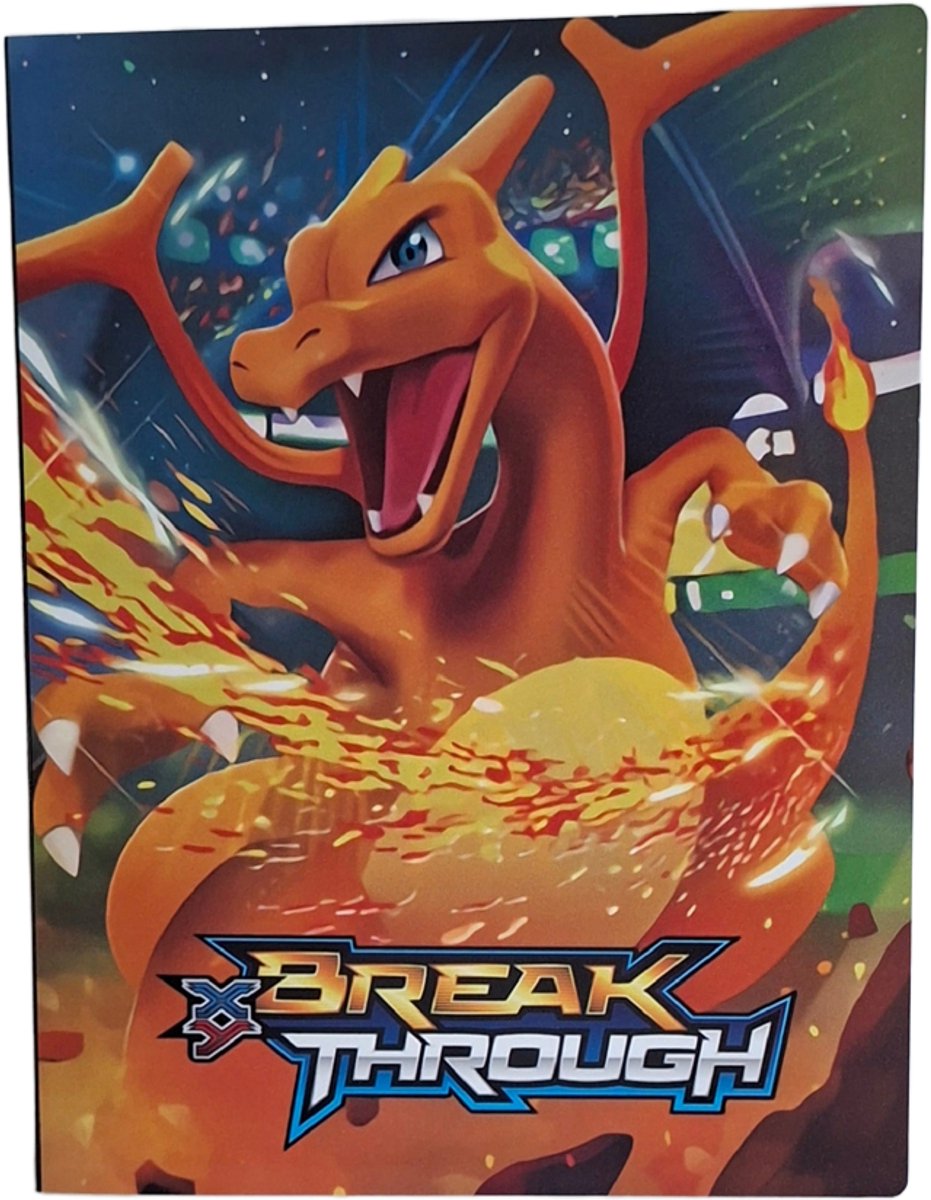 PowerUp Parts© - Charizard Breakthrough Pokémon Verzamelmap - 240 Kaarten - A5 Formaat
