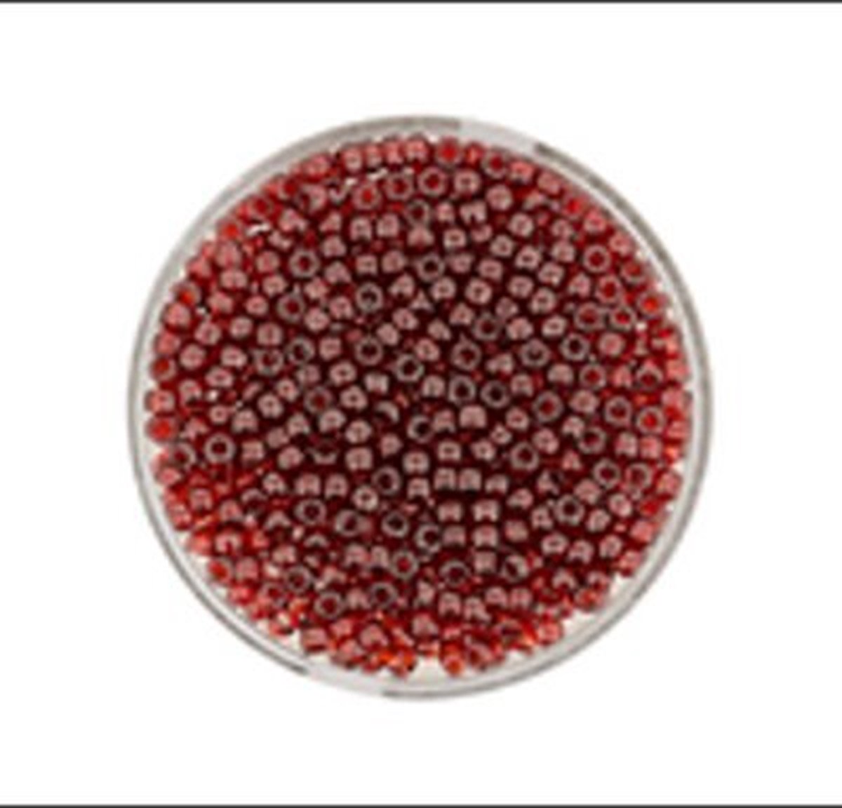 9660-344 Jap. Miyukirocailles - 2,2mm - transp.luster wine red - 6 gram