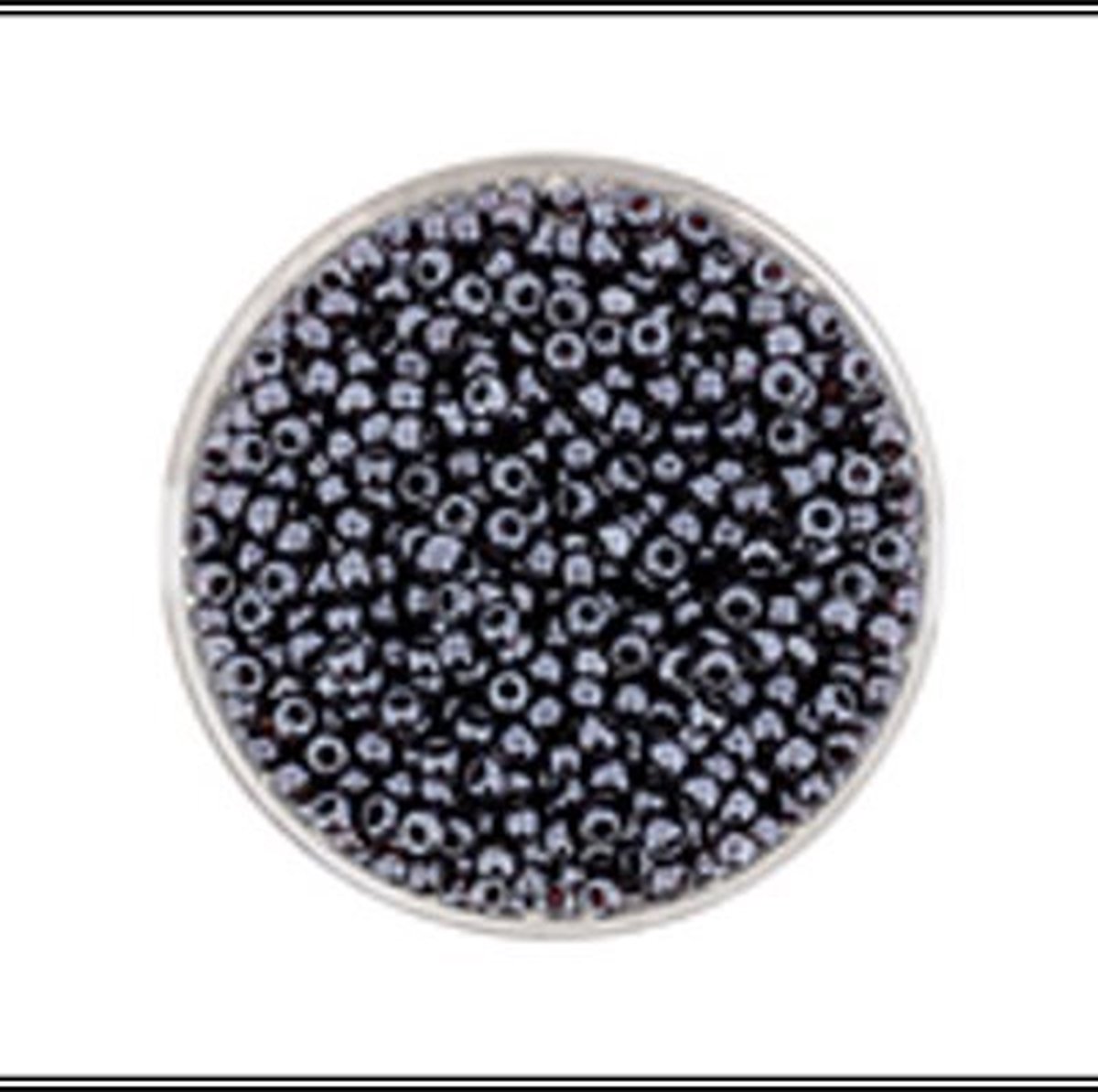 9660-534 Jap. Miyukirocailles - 2,2mm - transp.luster amethyst - 12 gram