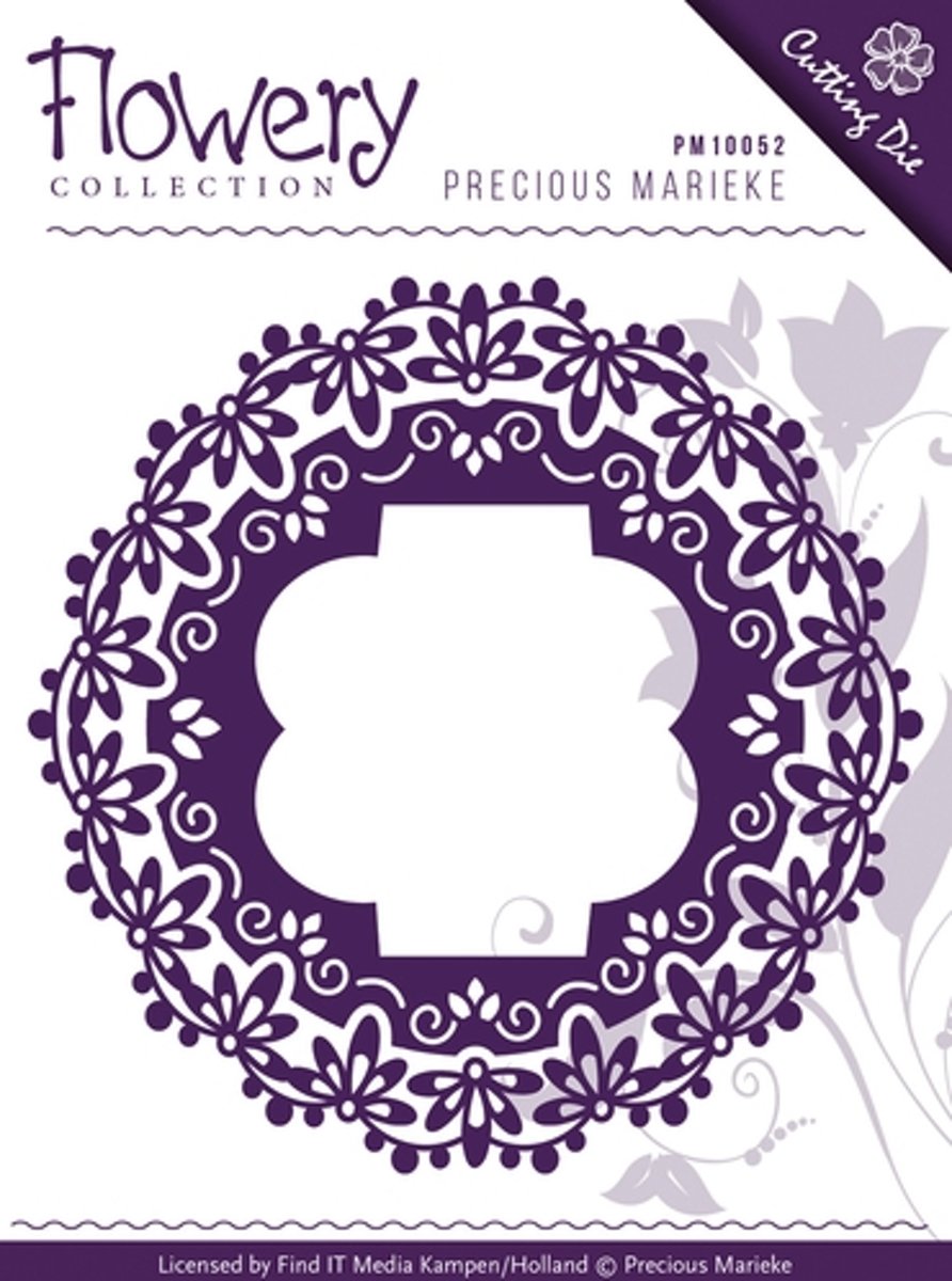 Die - Precious Marieke - Flowery - Fleur-de-Lis Frames