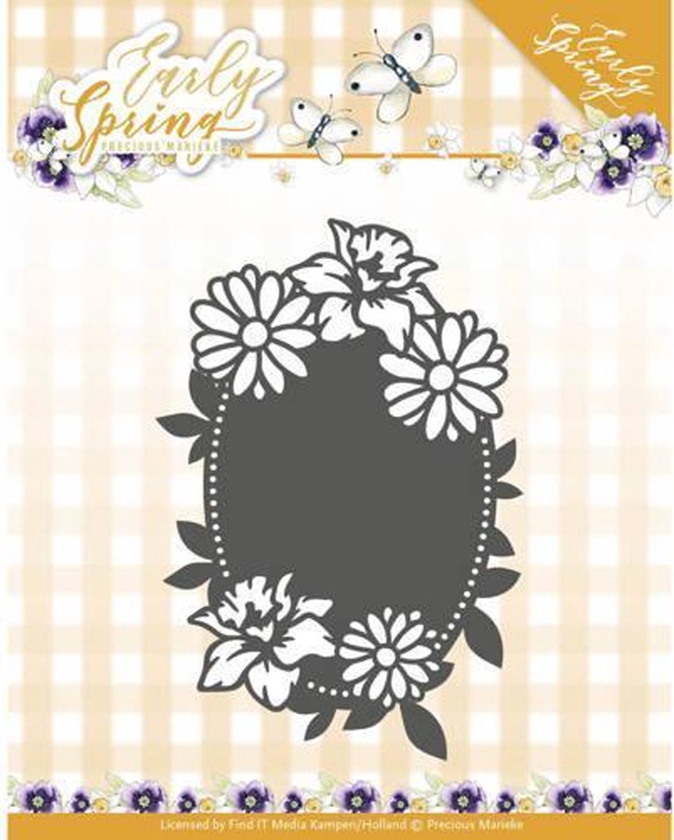 Mal  -   - Early Spring - Lente Bloemen Ovaal label