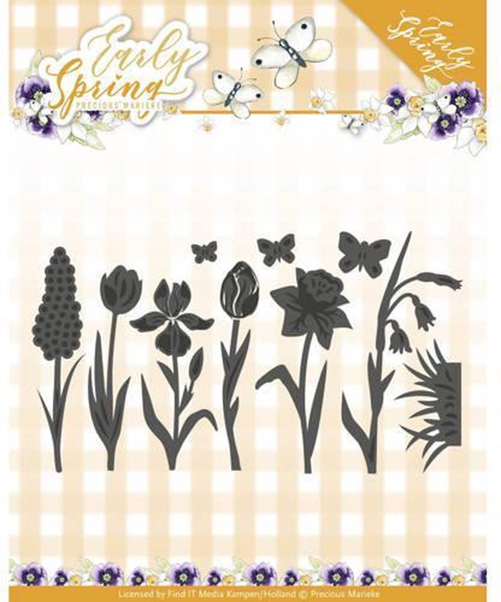 Mal  -   - Early Spring - Lente Bloemen en Vlinder Mal