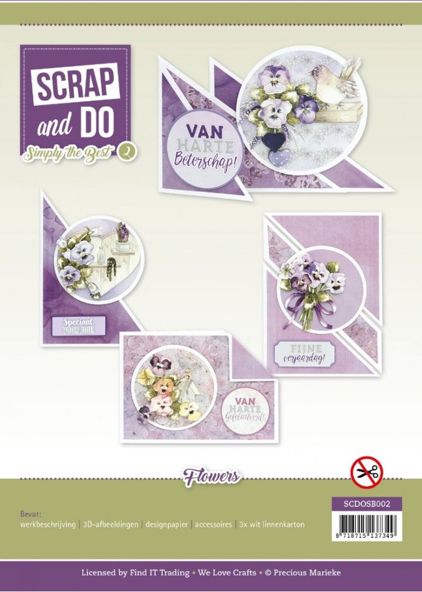 Scrap and Do Simply the Best 2 - Precious Marieke - Flowers