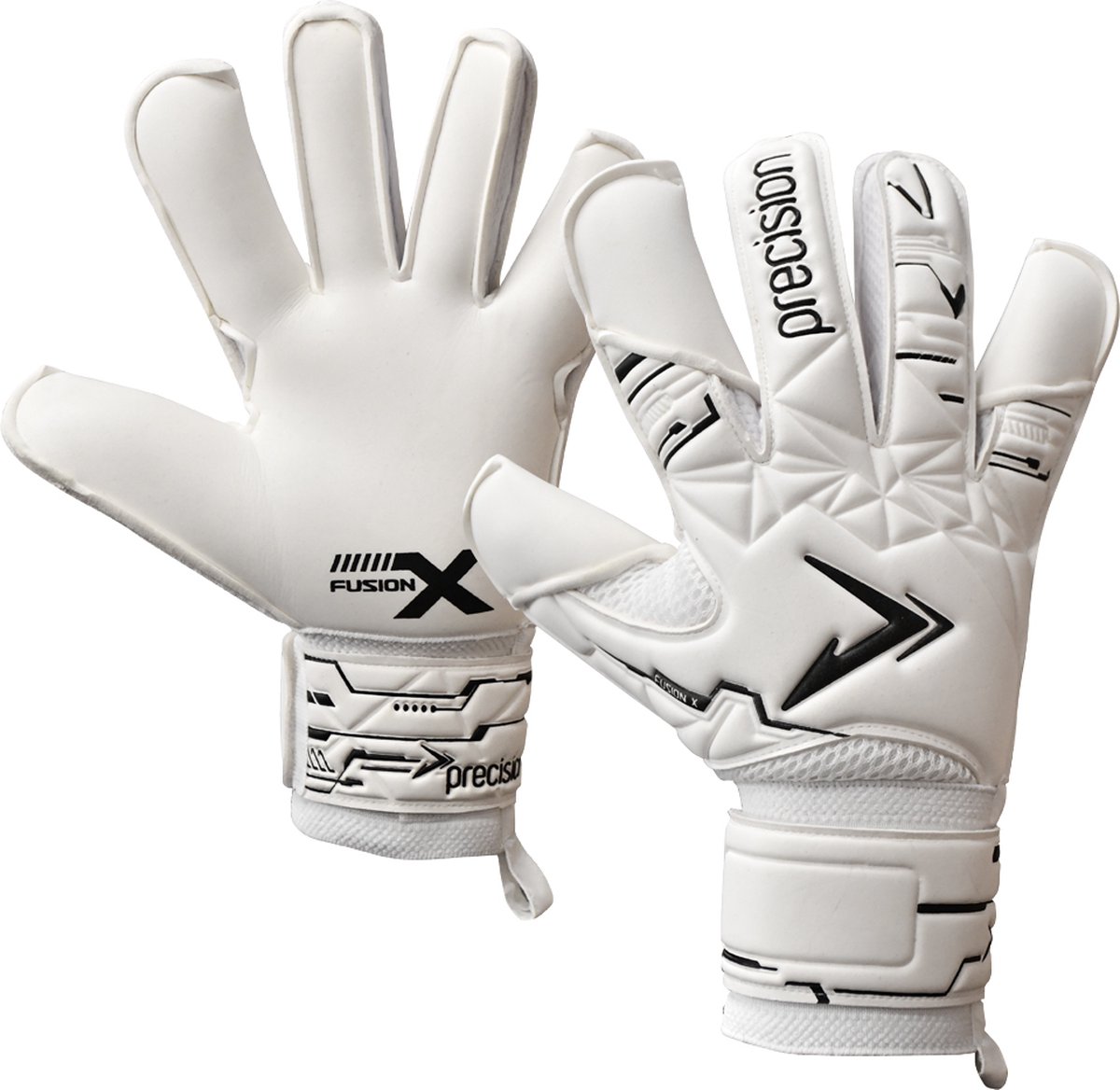 Precision Fusion X Pro Classic Hybrid Giga Keepershandschoenen Wit 9.5