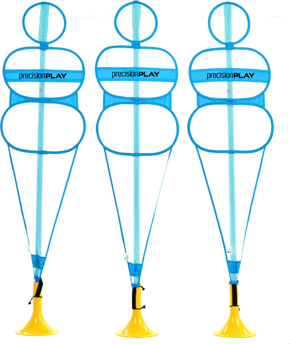 PrecisionPLAY - Pop Up vrijetrap poppen - set van drie - 170 centimeter
