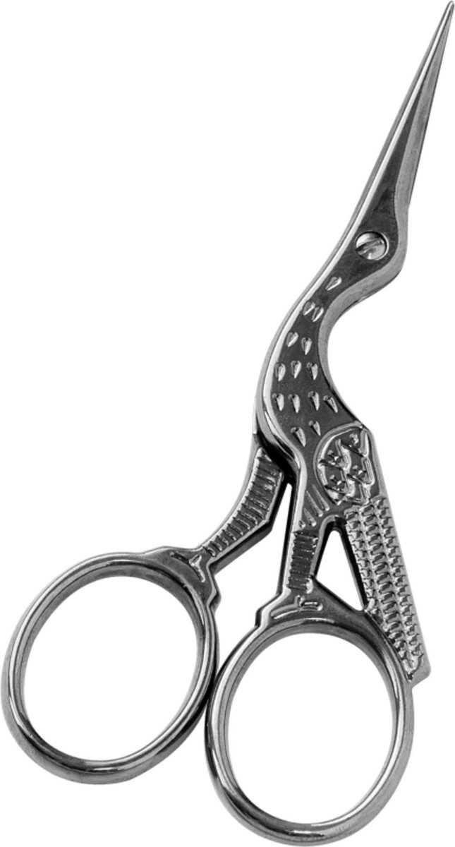 Premax Ooievaarschaar zwart nikkel 3 1/2