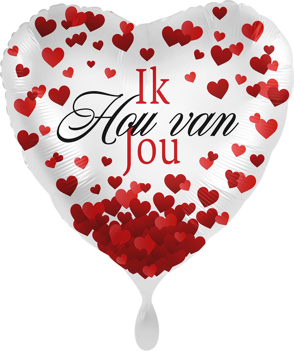 Folie ballon ik hou van jou