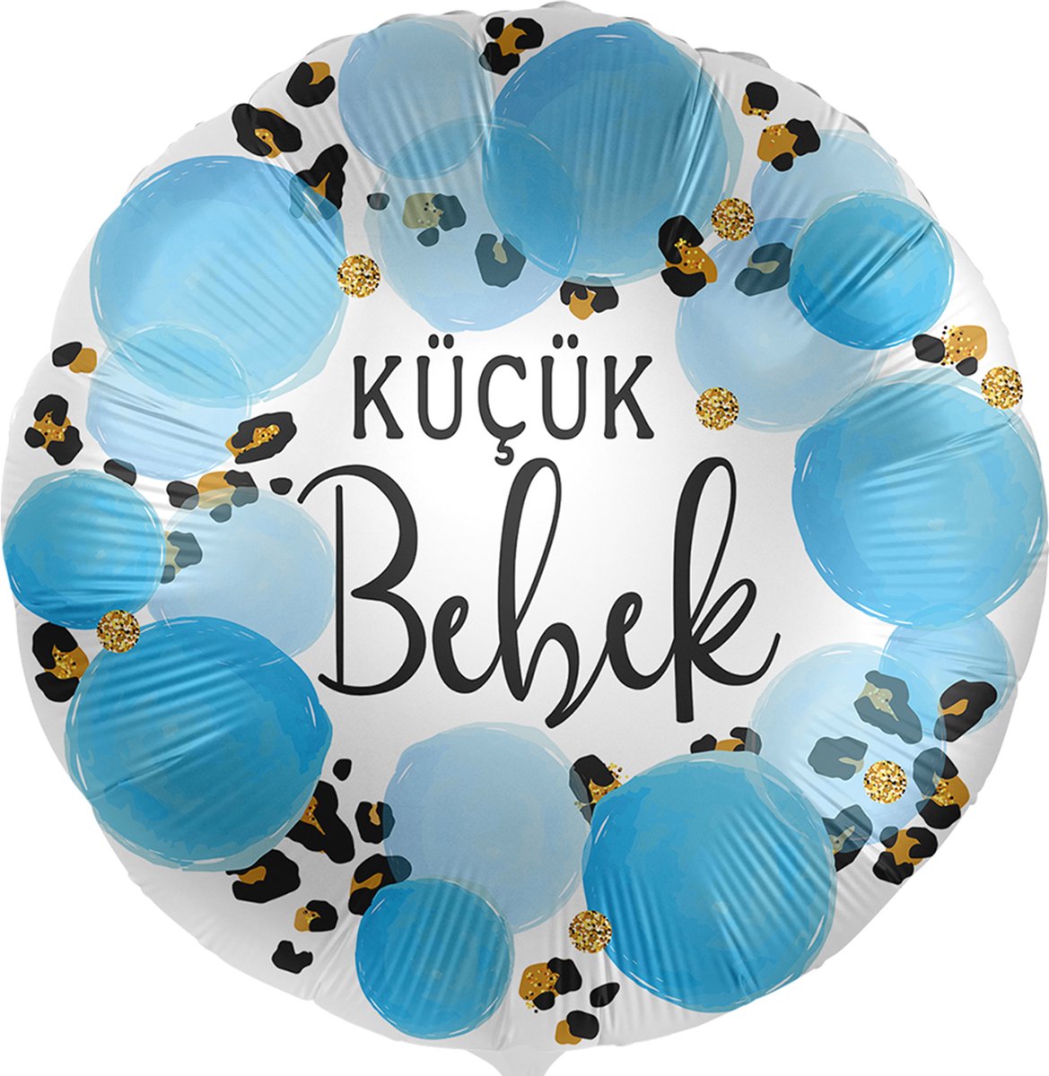 Folieballon “Küçük Bebek” – Blauw – 43 cm (flat)