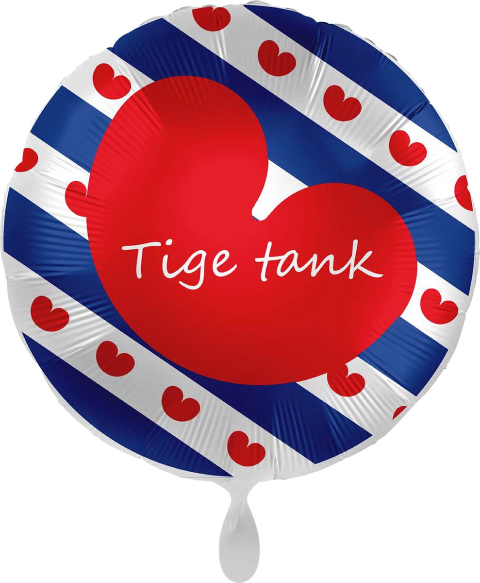 Friese folie ballon Tige tank