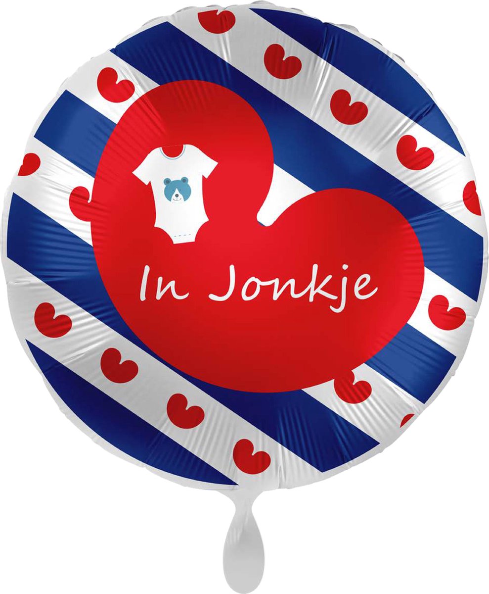 Friese folie ballon in jonkje