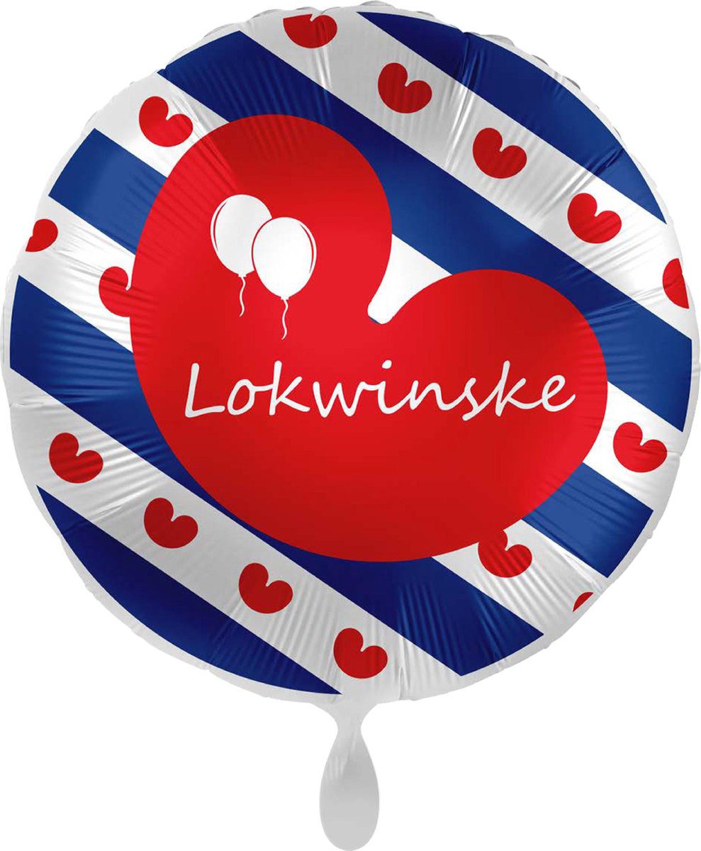 Friese folie ballon lokwinske