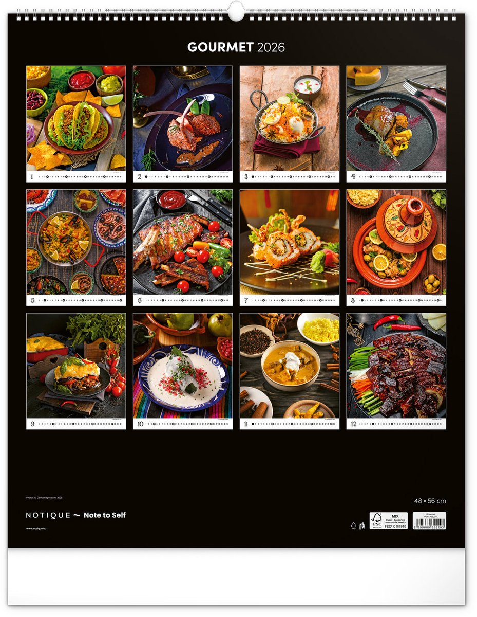 Gourmet Kalender 2026 Groot