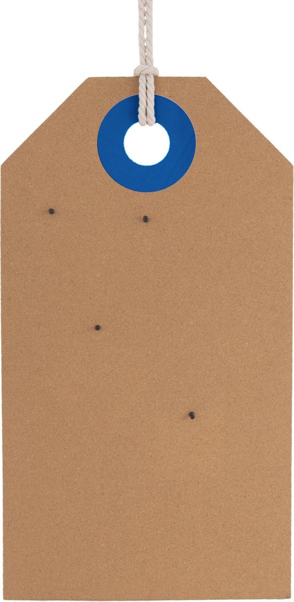 Present Time Memo Bordtag 90 X 50 Cm Kurk Beige/blauw