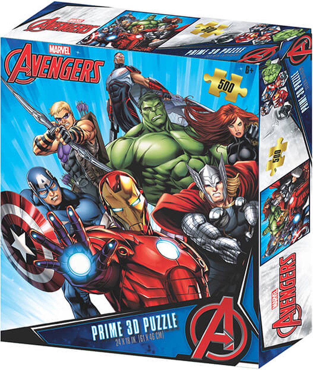 Prime 3D Avengers - Prime 3D Puzzle (500)