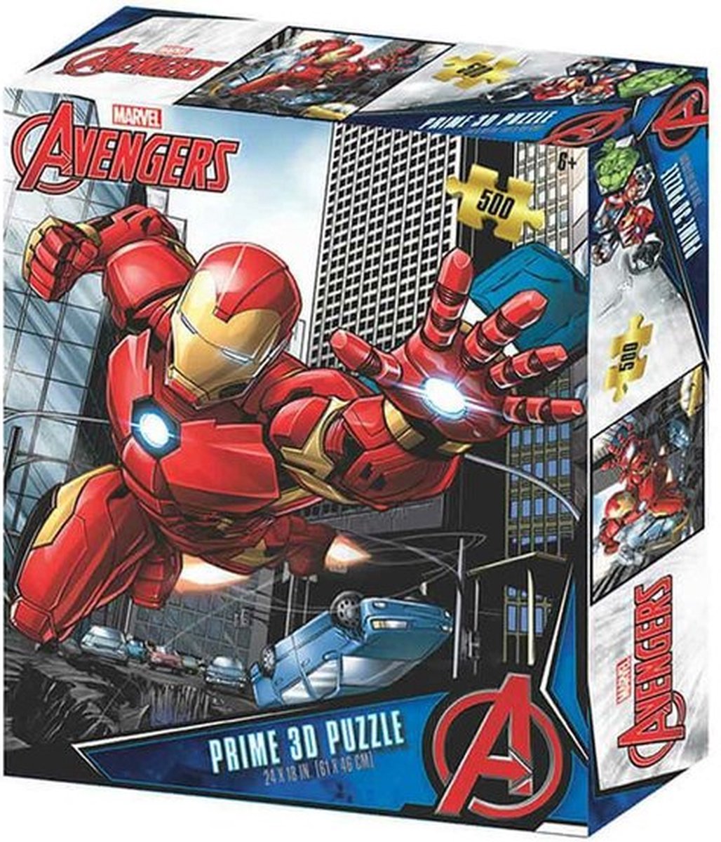 Prime 3D Iron Man - Prime 3D Puzzle (500)