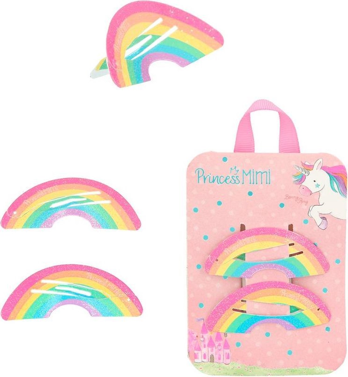 Princess Mimi Haarspeldjes Regenboog