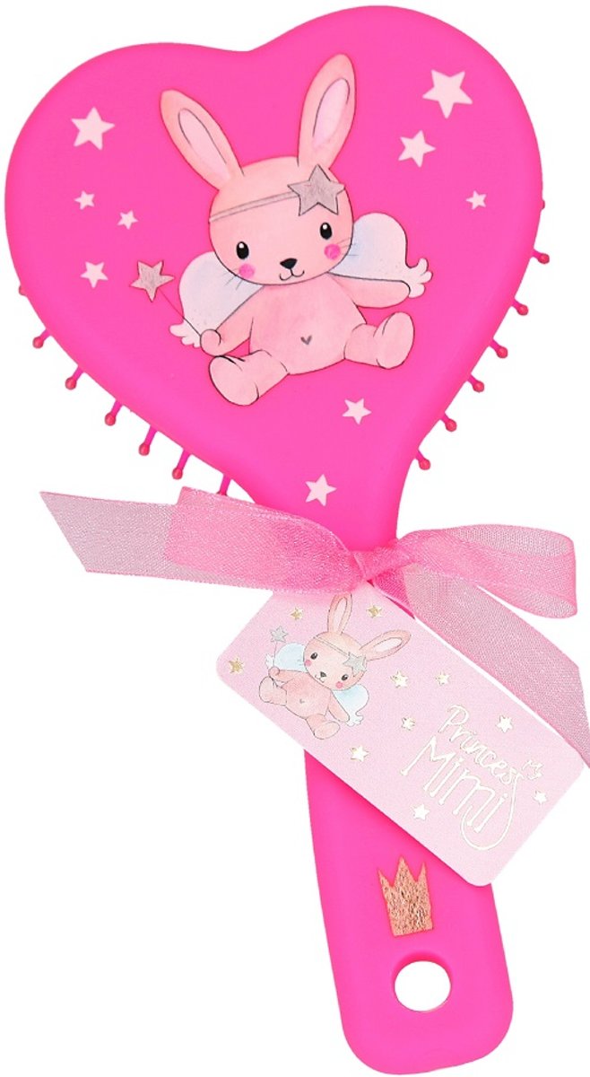 Princess Mimi borstel Donkerroze