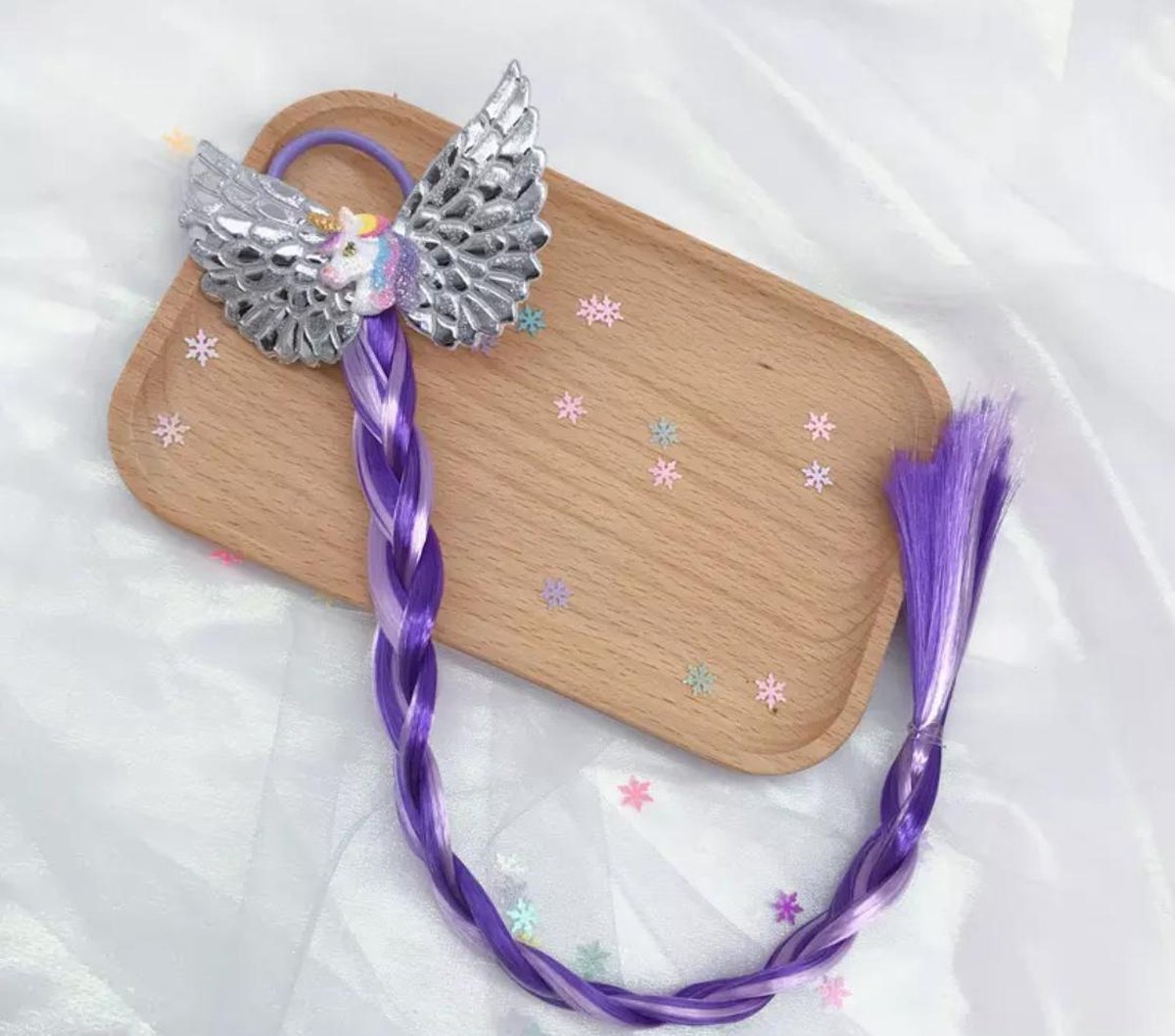 Prinses - Vlecht - Unicorn - Prinsessenjurk - Verkleedkleding - Accessoire