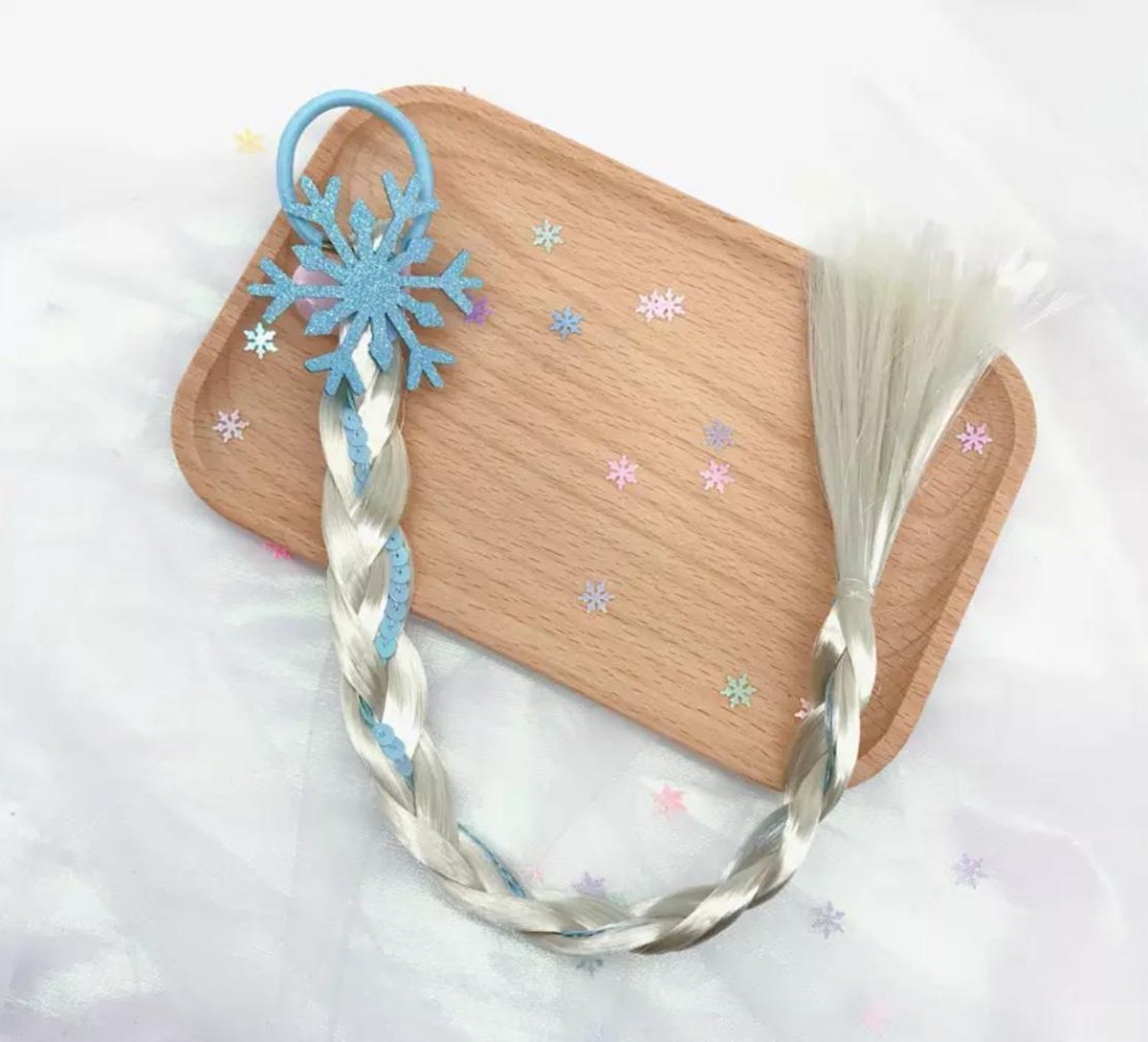 Prinses - Vlecht - ijskristal - Prinsessenjurk - Verkleedkleding - Accessoire