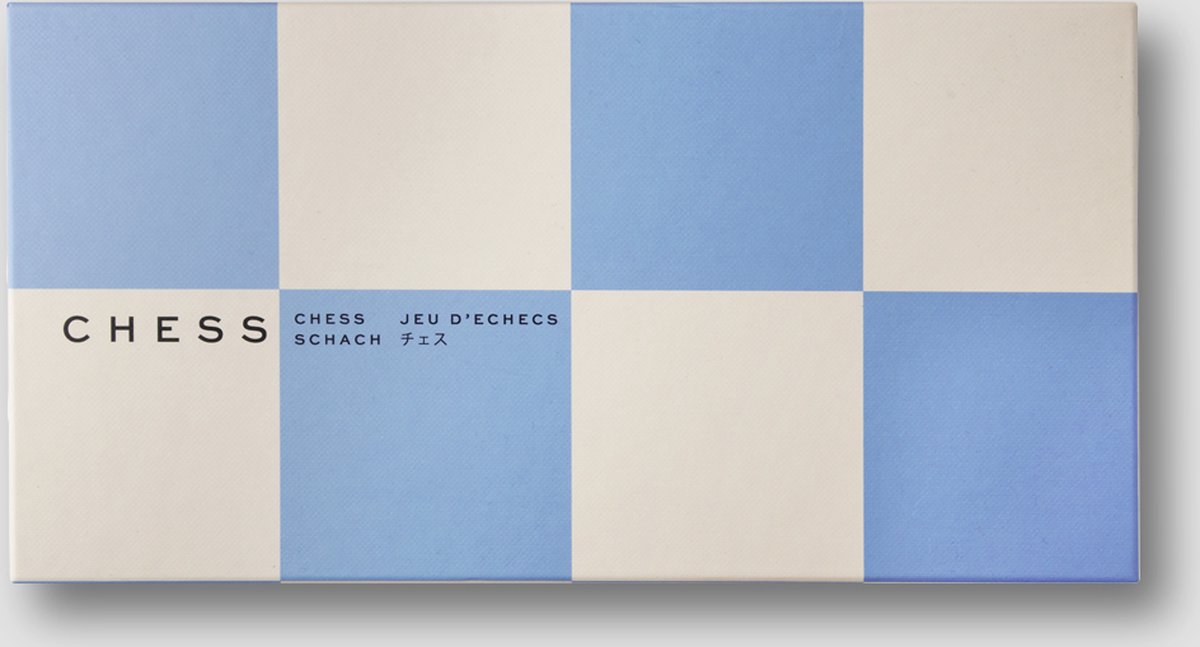 Jeu déchecs  - SWEDEN PRINTWORKS - Klassiek designer schaakspel - familiespel