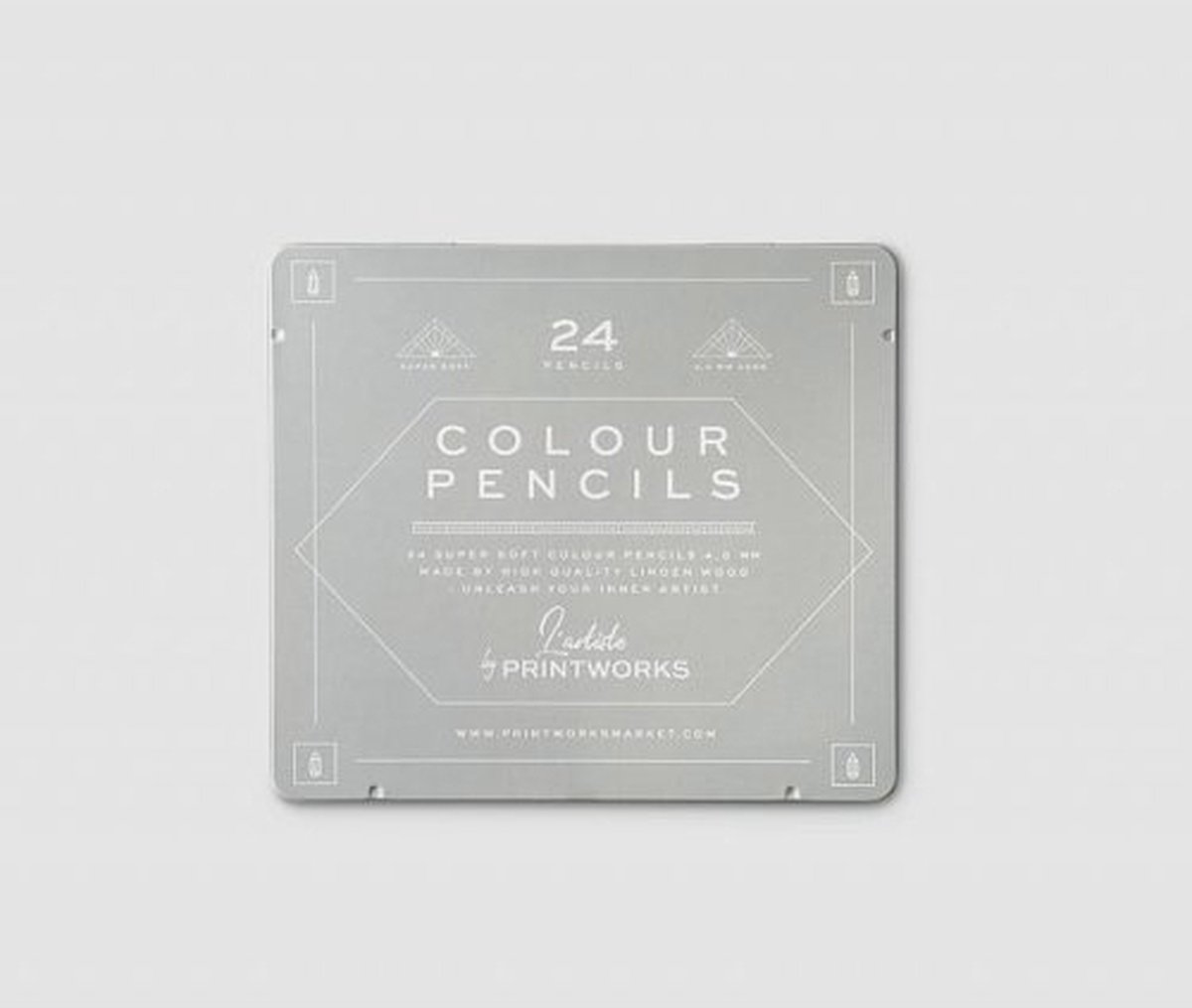 Printworks 24 Kleurpotloden - Colour Pencils