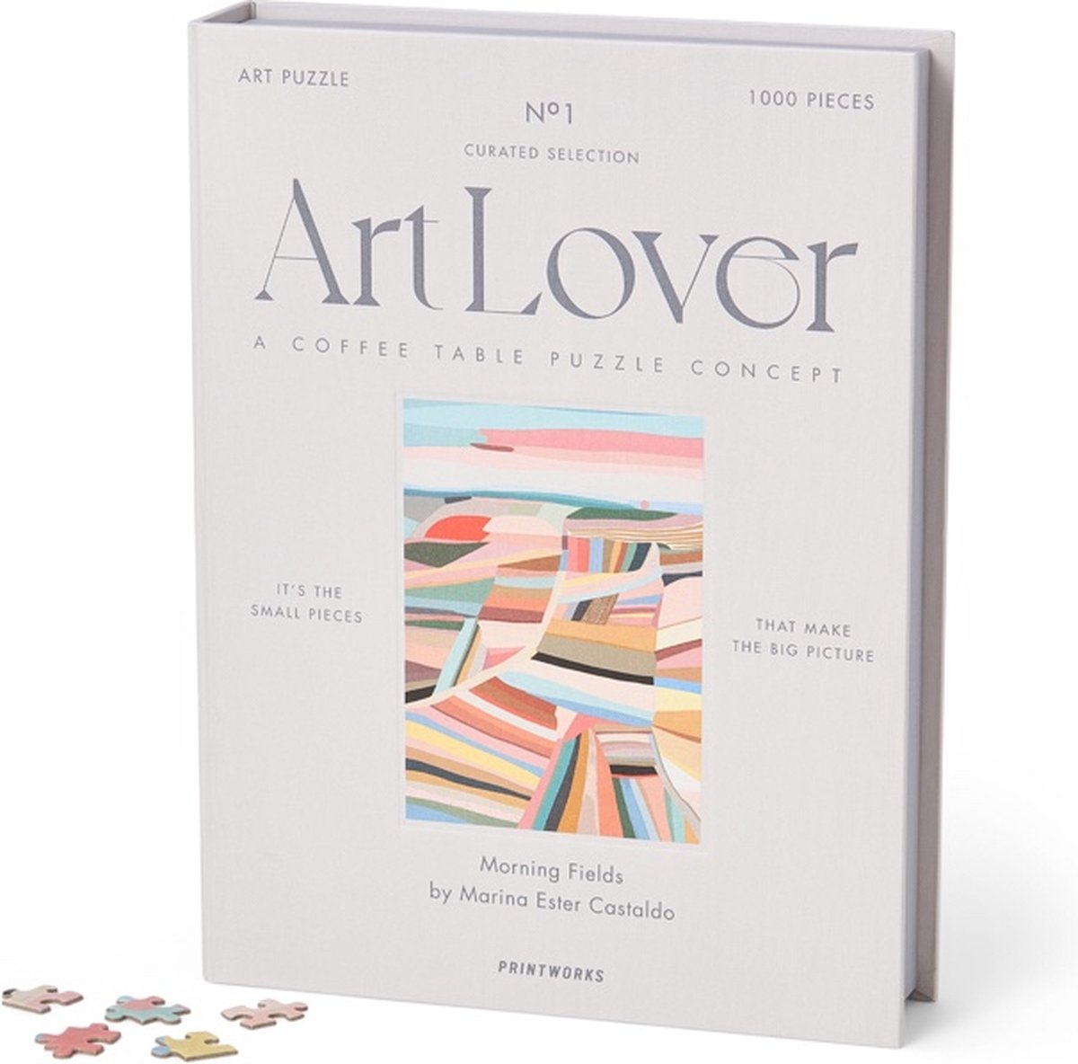 Printworks Art Lover Boek Puzzel - Morning Fields - 1000 stukjes