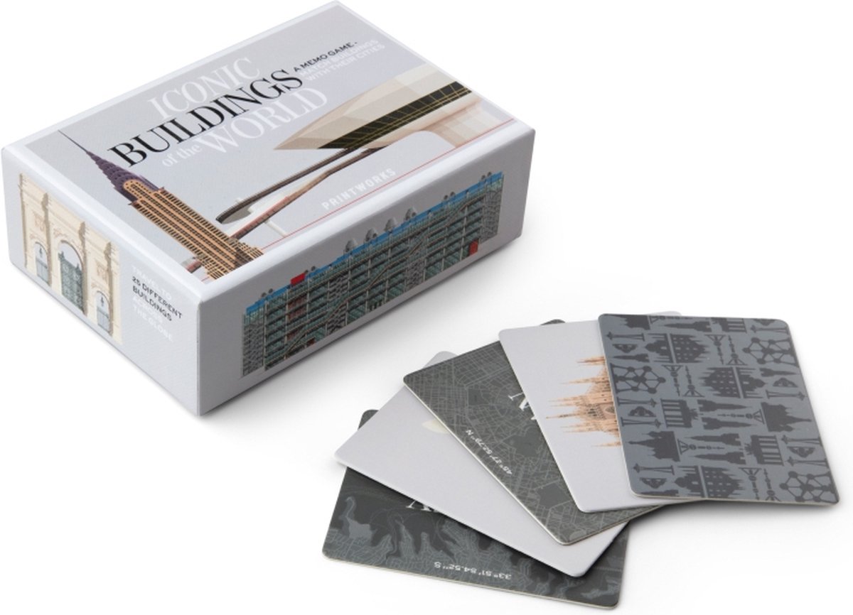Printworks Memo game - Iconic buildings