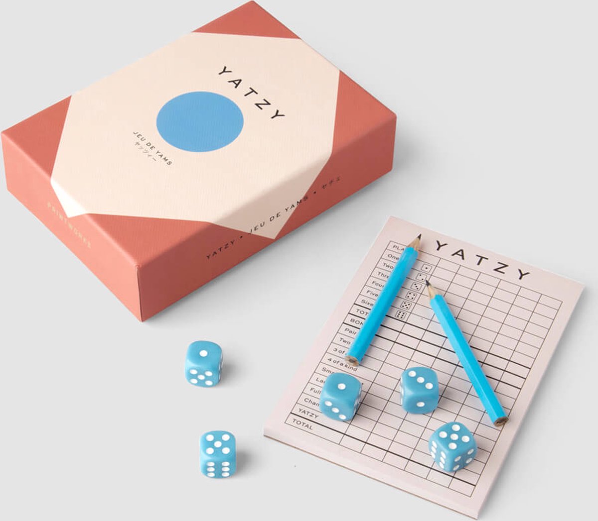 Printworks Yatzy - Klassiek designer Yatzee spel - decoratie