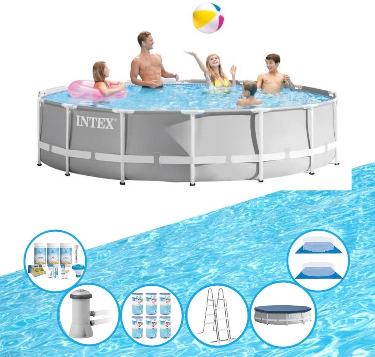 Zwembad Prism Frame - Zwembad Deal - 427x107 cm