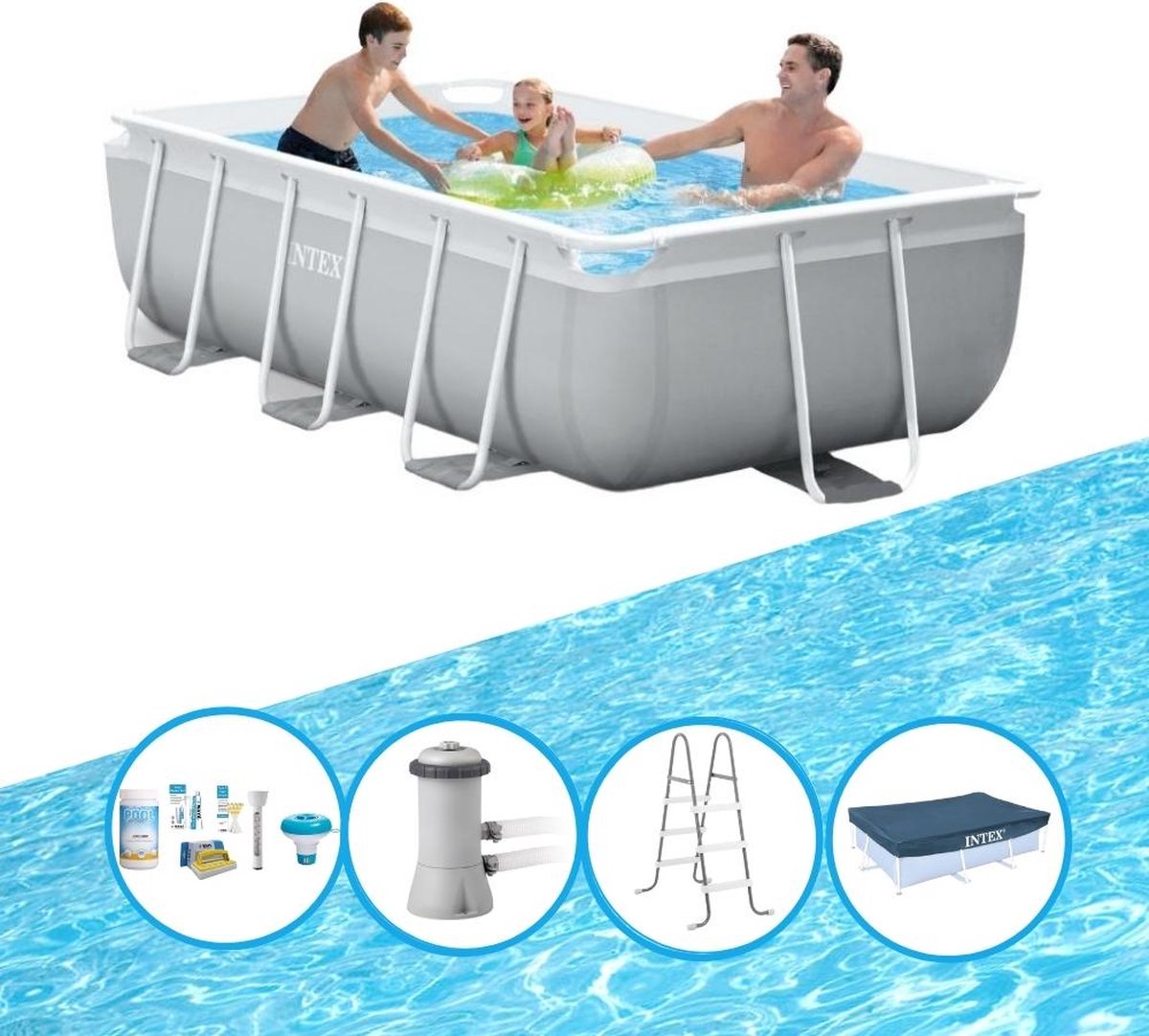 Zwembad Prism Frame - Zwembadpakket - 300x175x81 cm