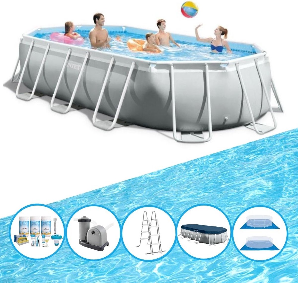 Zwembad Prism Frame - Zwembadpakket - 503x274x122 cm