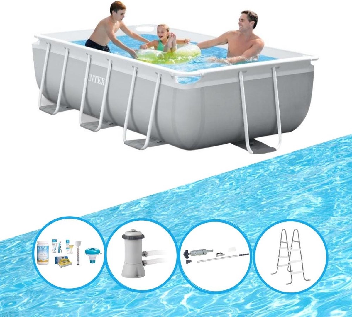 Zwembad Prism Frame - Zwembadset - 300x175x81 cm