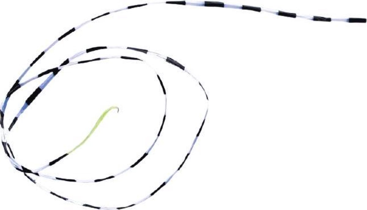 Prism Vliegerstaart Tube Tail 22 Meter Polyester Wit/zwart