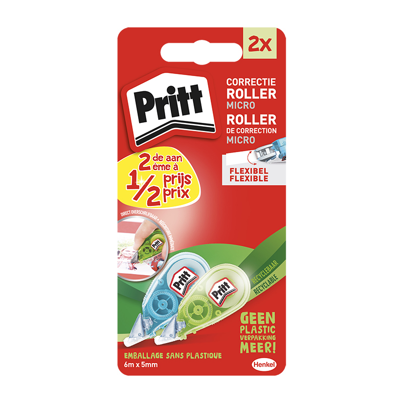Pritt Correct-it micro roller 2 stuks