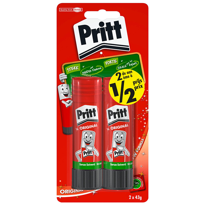 Pritt Stick 43gram 2 stuks