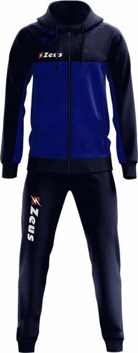 Joggingpak/Relaxpak Zeus Tuta Olympia, maat M/L*, Navy/Royal blauw