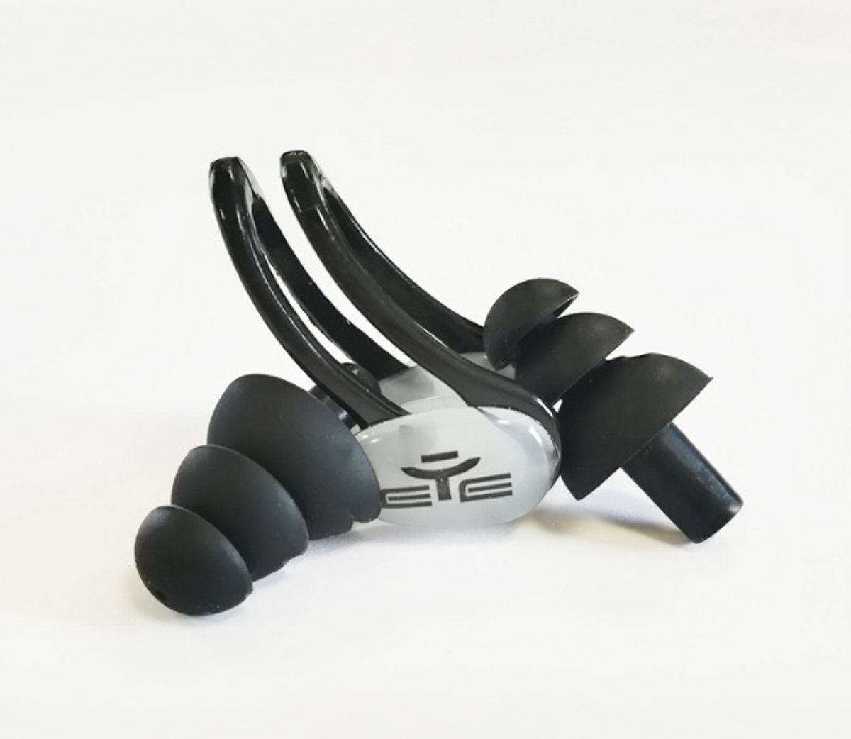 Oordoppen + neusklem set zwemmen, Eye Sportwear, kleur zwart, Senior