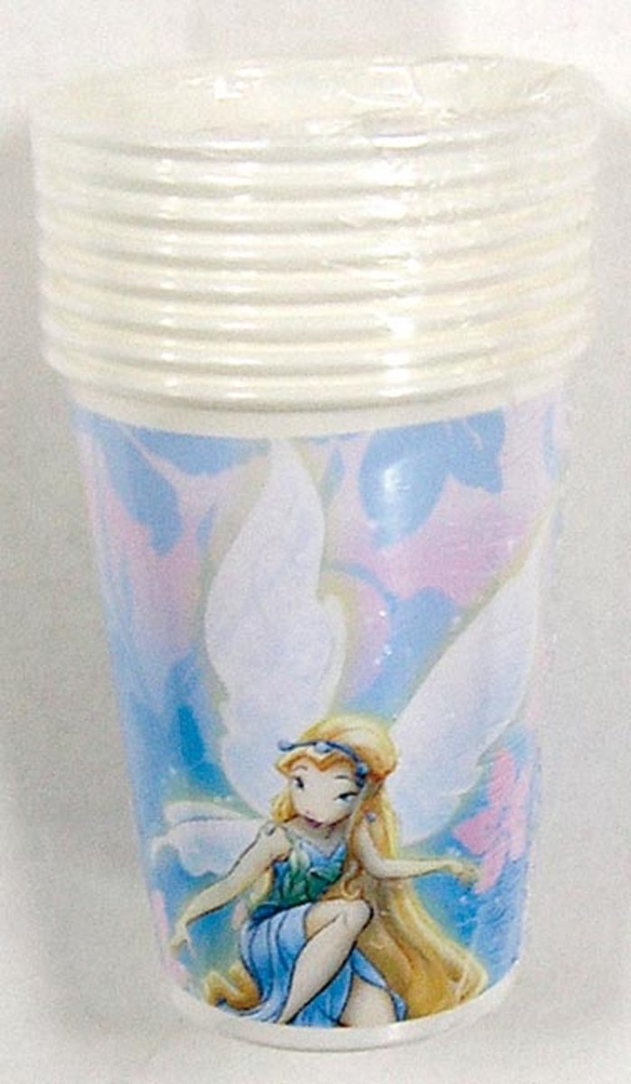 Disney fairies bekers - 8 stuks