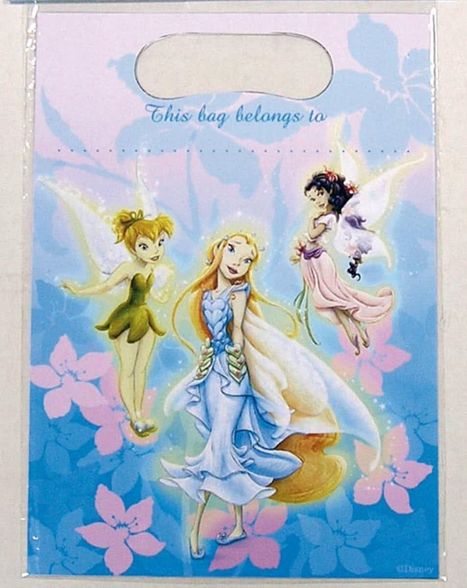 Disney fairies feestzakjes - 6 stuks