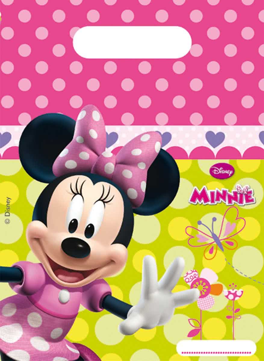 Minnie Mouse Party feestzakjes - 6 stuks