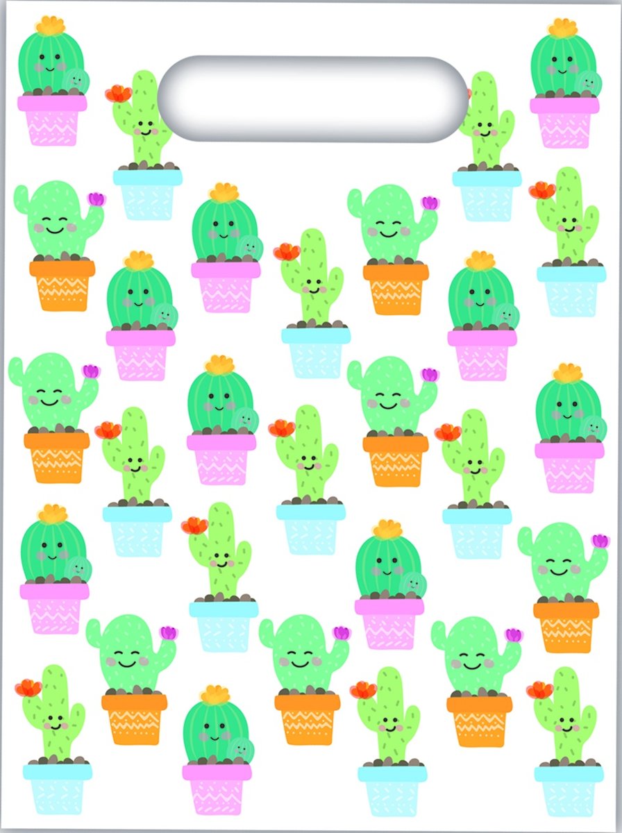 Procos Feestzakjes Cactus 6 Stuks 23 Cm
