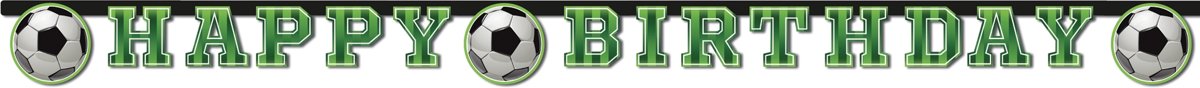 Procos Verjaardagsslinger Voetbal 200 Cm Groen
