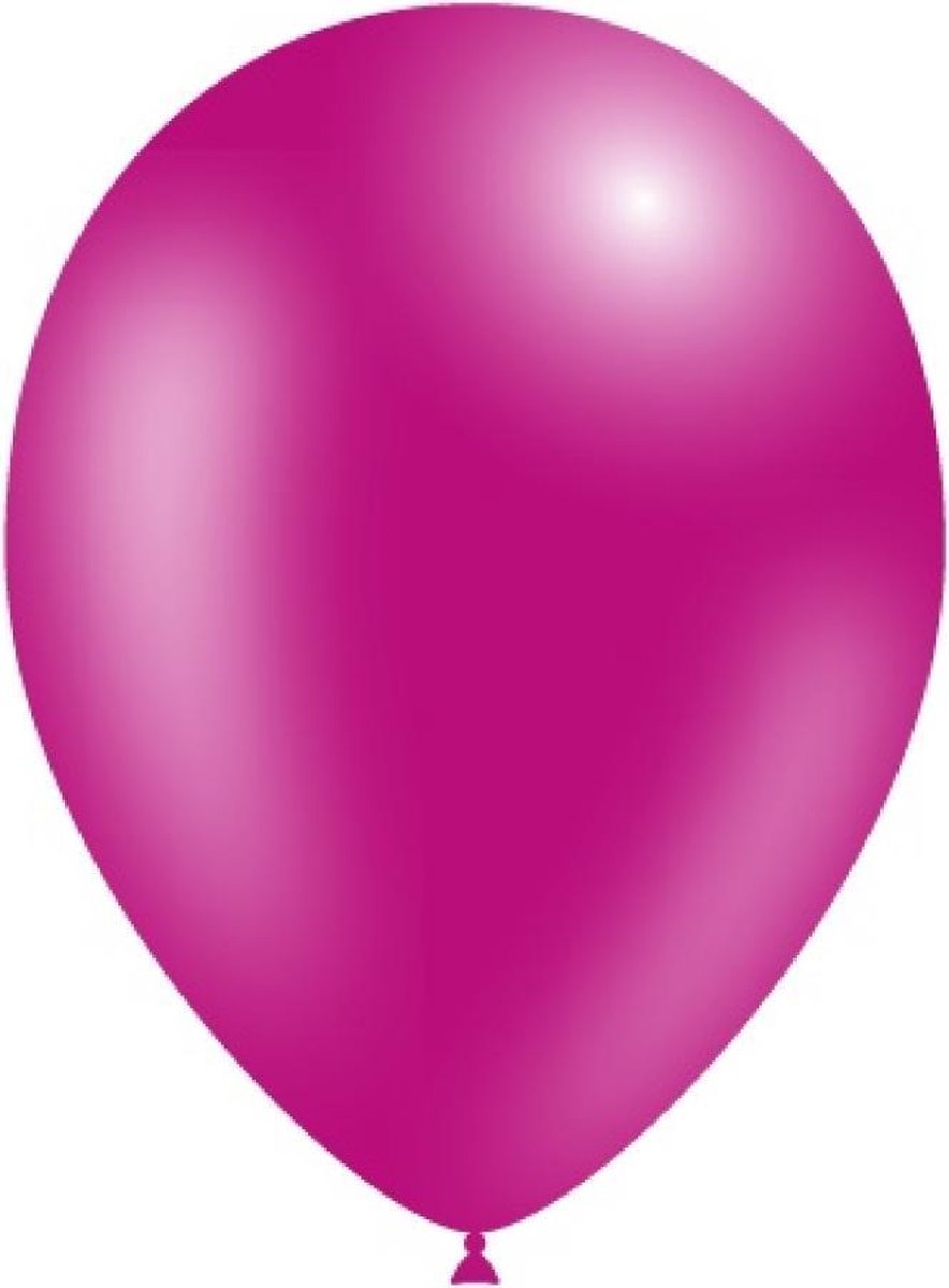 Prohap Fuchsia Ballonnen Metallic 25cm 100 stuks